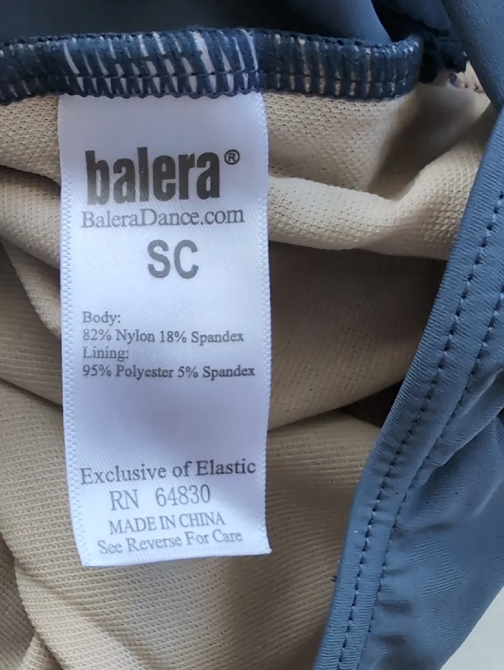 Two Balera girls Dance Leotards, both NWT, Size Small, Indigo Color